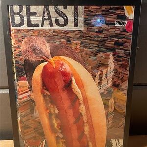 Handmade Collage Wall Art for Carnivores!